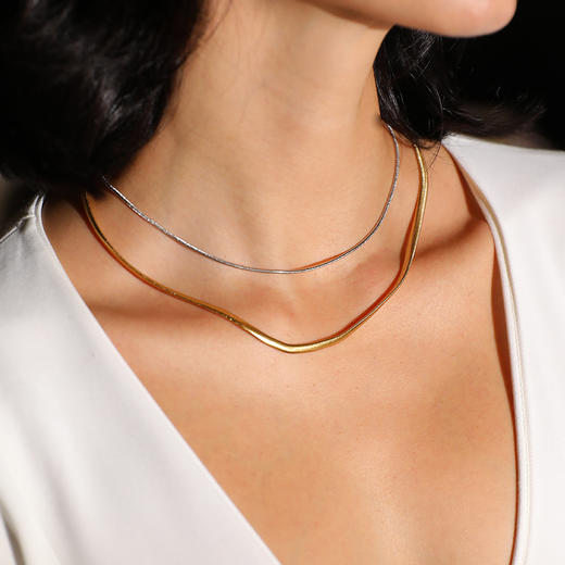 Retro Chic 意大利复古创意饰品 罗马斗兽场叠戴项链 商品图2