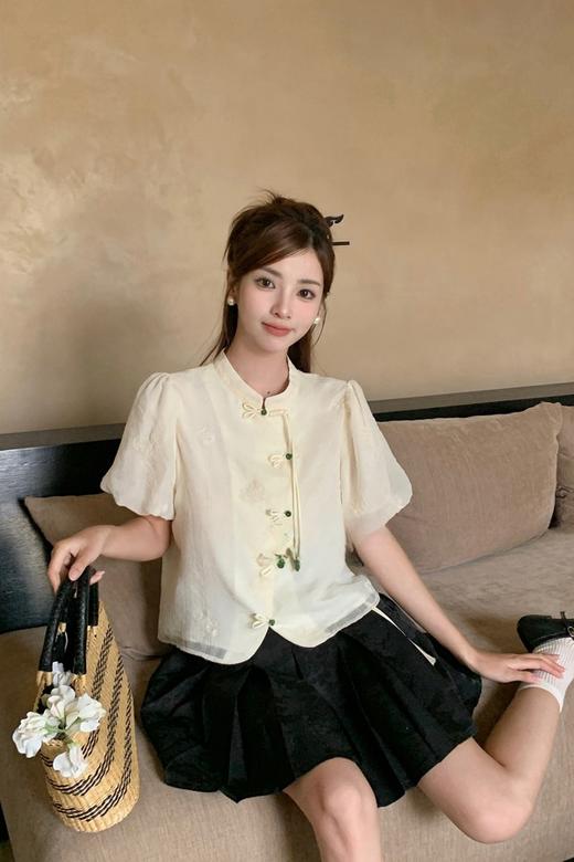 ANSUABEL 新中式复古百褶裙 20664 商品图2