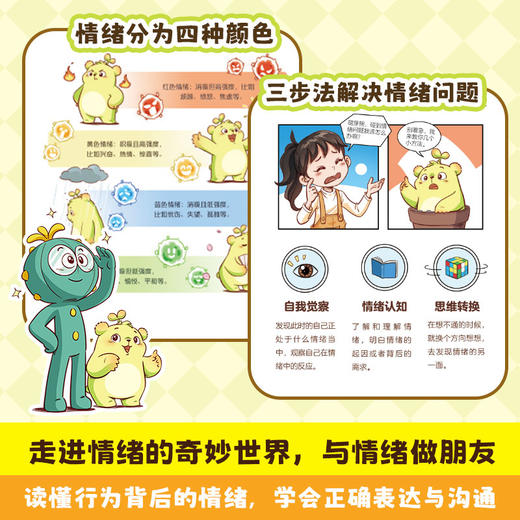 【博集】我的情绪看得见 “萌芽熊”心理学漫画，跟着萌芽熊学心理 商品图3