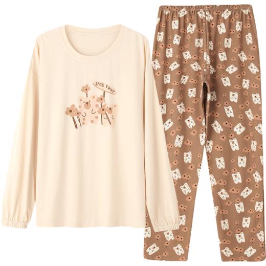 康妮雅女士长袖长裤套头套装 商品图8