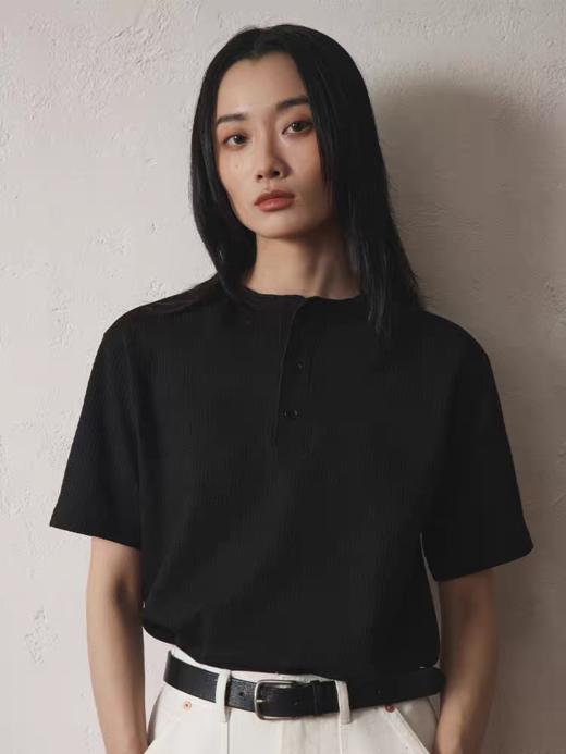 SUPERTOFU(SPTF)/RC-SS25-T035/亨利领短袖T恤 商品图1