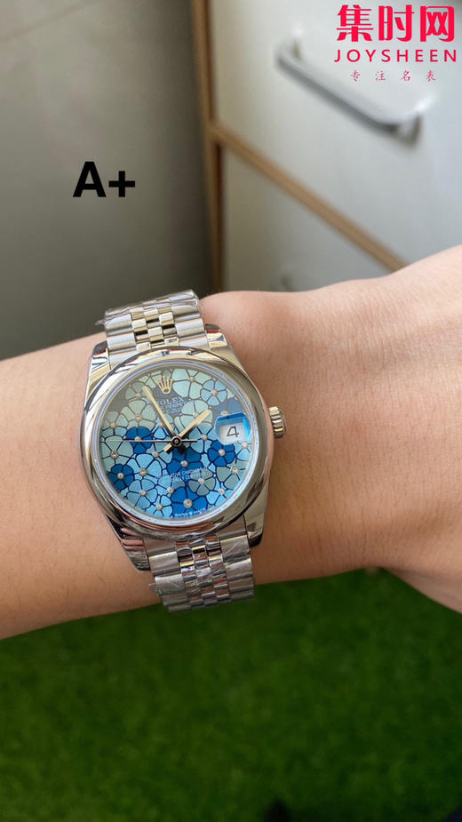 劳力士GS日志31系列 女款日志31mm 花朵盘 女士腕表 2236机 新品劳力士女款蚝式日志型腕表31mm 到货 商品图8