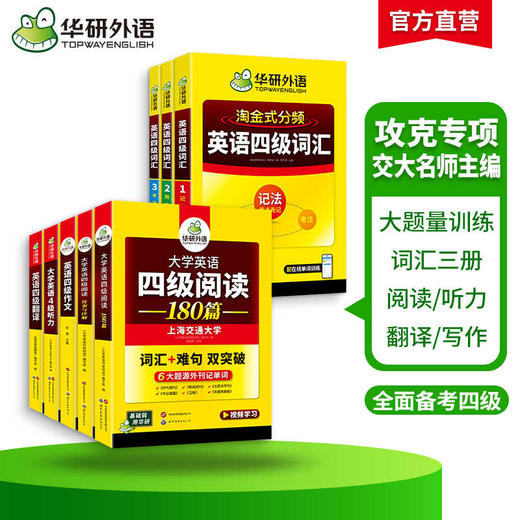 2025.12英语四级阅读+听力+写作+翻译+词汇专项模拟全套 华研外语四级英语CET4级可搭四级真题 商品图2