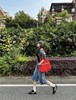 梨形天菜高腰A字韩版复古水洗七八分牛仔裤 商品缩略图11