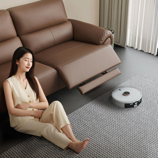 顾家家居整装 现代舒适皮艺功能沙发 KZ.9068极舒G 商品图1