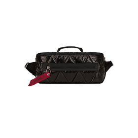 8050560170622 FURLA ULISSE系列男士菱格缝线压纹飘带装饰尼龙腰包 41x18.5x11 CM