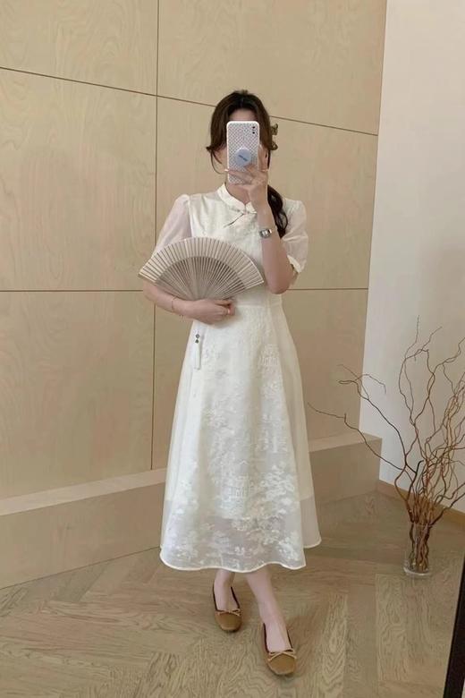 Stay2Weeks 中式改良温柔风刺绣连衣裙 20713 商品图3