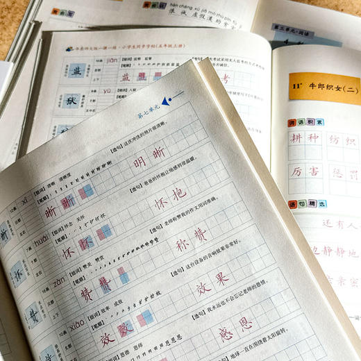 华东师大版一课一练 小学生同步字帖 附听写默写本 1-5年级上册 商品图8