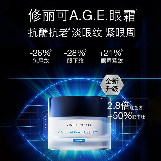 修丽可 | 修丽可淡纹紧致眼霜 15ML（AGE眼霜）｜抗皱 淡化眼纹眼袋黑眼圈 改善暗淡 紧致眼周 缓解眼周肌肤松弛 商品图3