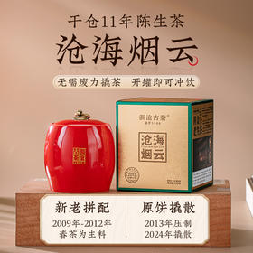 澜沧古茶2013年沧海烟云云南名山古树普洱茶生茶撬散茶150g