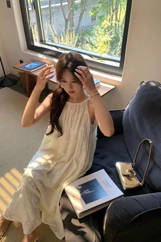 ANSUABEL 度假浪漫提花无袖连衣裙 20526 商品图4