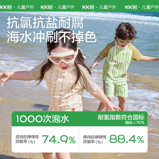 【KK树】条条日记分体泳衣 商品图5