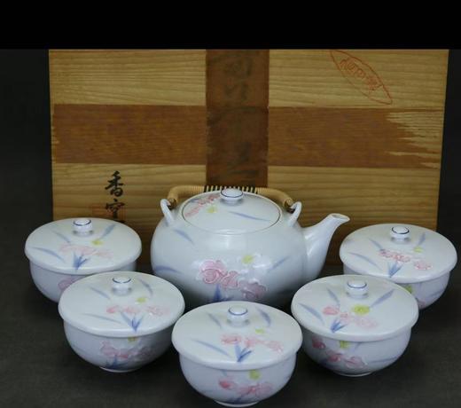 “淡雅”瓷器茶具一壶五杯 商品图0