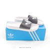 阿迪达斯Adidas ADILETTE BOOST 夏季时尚舒适 高品质一字拖鞋沙滩鞋 商品缩略图5