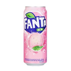可口可乐芬达 白桃味碳酸饮料 500ml/厅