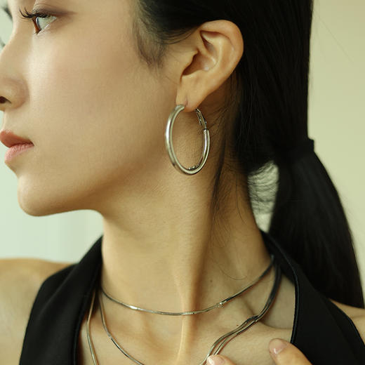 【玫瑰的故事-刘亦菲同款】Ancient Rome古罗马时期 | 银丝耳圈 商品图5