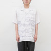 YOKE EMBROIDERY OPEN COLLAR 艺术家合作系列素描画刺绣短袖衬衫 商品缩略图0