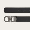 FERRAGAMO 菲拉格慕 男士双面可调式 Gancini  皮革腰带 黑色 67 5542 780544 商品缩略图1