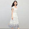 【专属特价】熙世界波西米亚风刺绣连衣裙女2025夏日新款独特超好看白色长裙子 商品缩略图4