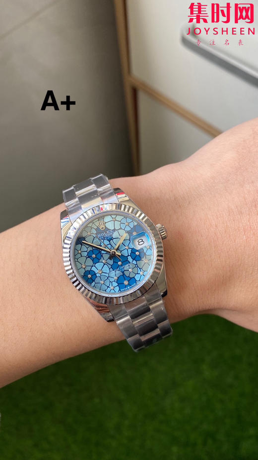 劳力士GS日志31系列 女款日志31mm 花朵盘 女士腕表 2236机 新品劳力士女款蚝式日志型腕表31mm 到货 商品图8