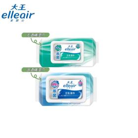 【6包一组】大王 杀菌湿巾  酒精型  60抽*6包