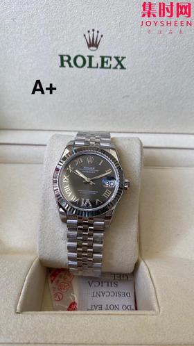 劳力士GS日志31系列 女款日志31mm 灰盘罗马面 女士腕表 2236机 新品劳力士女款蚝式日志型腕表31mm 到货