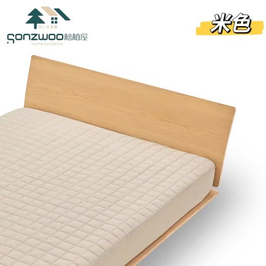 松植屋全棉夹棉床笠保护套抑菌防螨席梦思床垫防尘罩加厚床罩四季可用1.5米/1.8米床 商品图1