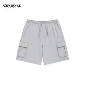 Covernat韩国潮牌运动工装风短裤抽绳宽松休闲运动裤男2024CO2402SO08