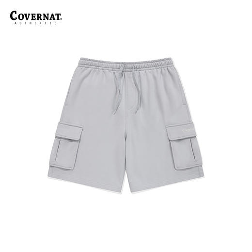 Covernat韩国潮牌运动工装风短裤抽绳宽松休闲运动裤男2024CO2402SO08 商品图0