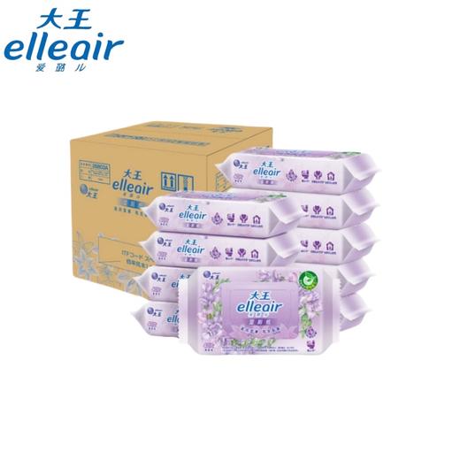 【10包一组】大王爱璐儿elleair 卫生湿巾 湿厕纸 家庭装 40片/包 商品图0