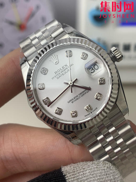 Rolex劳力士GS日志型系列 女款31mm 日志31系列 白盘钻面 女士腕表 搭载改Cal.2236 商品图1