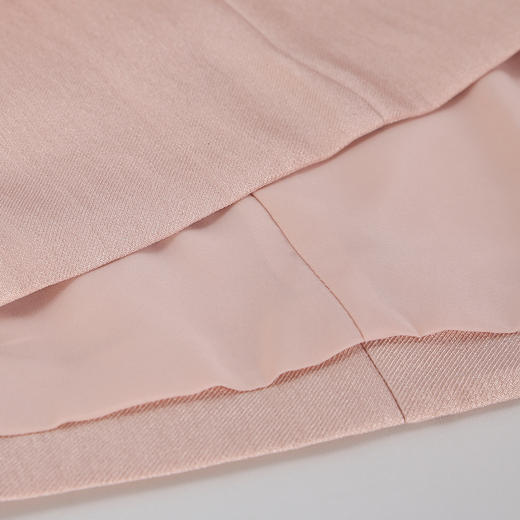 QF8E8斯尔丽25新款法式优雅丝毛小礼服领口晶莹收腰放摆轻奢连衣裙 商品图7