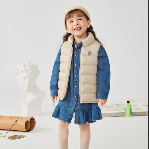 Cucutas幼童羽绒马甲CY25WIW580粉红/黑/卡其（90#-140#） 商品图0