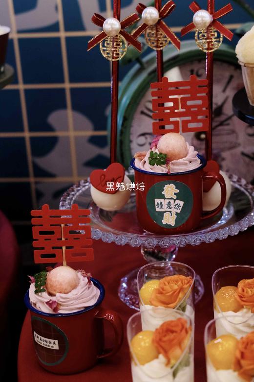 复古港风婚礼甜品台 商品图2