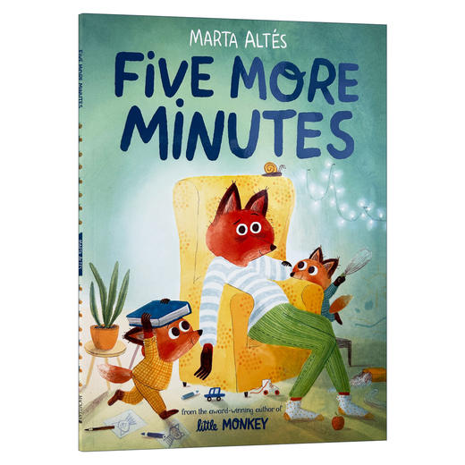 再多5分钟 英文原版 Five More Minutes 幼儿时间管理观念启蒙 亲子睡前读物 玛塔艾德丝 Marta Altes 英文版进口原版英语书籍 商品图0