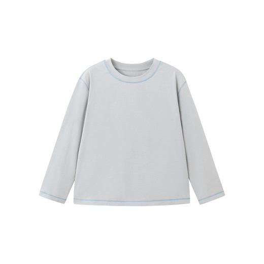 【商场同款】英氏儿童T恤长袖春秋季百搭男童T恤基础款内搭套头衫 商品图4