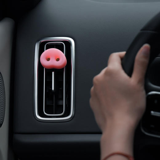 车载香薰猪鼻子可爱香水搞怪装饰解压 商品图2