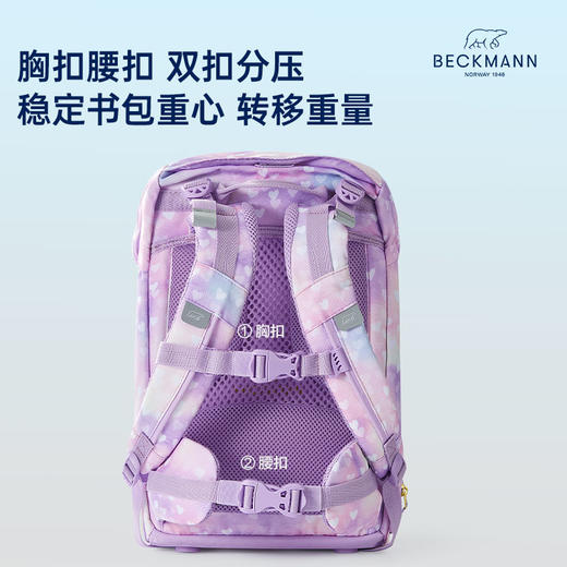 【一小时爸爸开学季专享】28L挪威NoBeckmann专业护脊书包，随机 赠送笔袋一个  有效减重50%重量，多次占据评测榜榜首 商品图3
