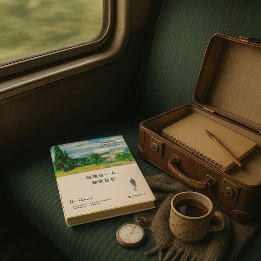 我独自一人 却很自在  黑塞唯美疗愈系列  继《我走入宁静蔚蓝的日子》后新作！ 商品图1