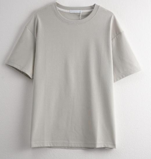 纯色日常通勤短袖T恤 商品图5
