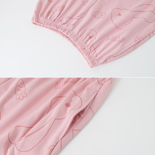 康妮雅女士长袖长裤套头套装 商品图7