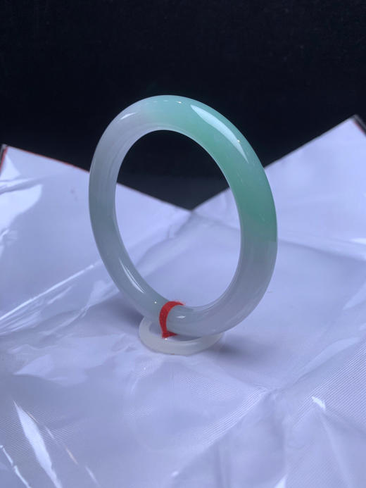 620329，52飘绿细圆条，清新干净，一截带绿底，干净秀气 商品图2