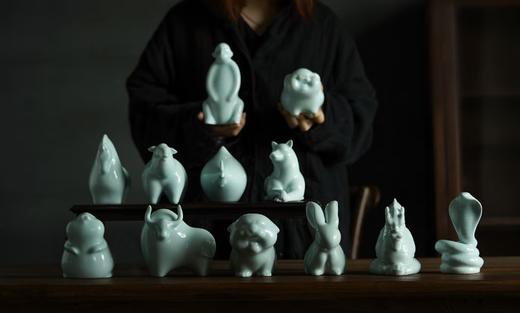 影青十二生肖摆件 商品图0
