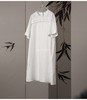 优雅棉苎麻呼吸轻盈睫毛蕾丝直筒连衣裙 商品缩略图8