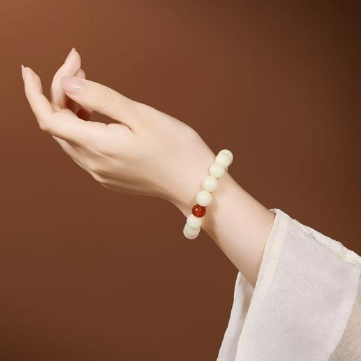 【故宫饰品】鸿运当头菩提手串白玉菩提红玛瑙手链文创生日礼物女生 商品图1