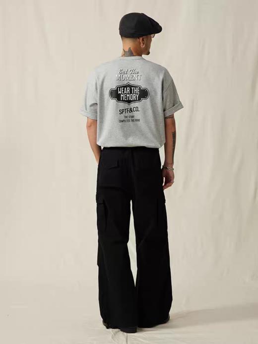 SUPERTOFU(SPTF)/CDT-SS25-T025/复古牌匾图案T恤 商品图0