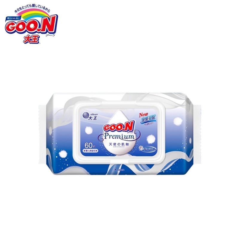 【4包一组】日本GOO.N大王天使 婴儿柔湿巾 60枚*4包