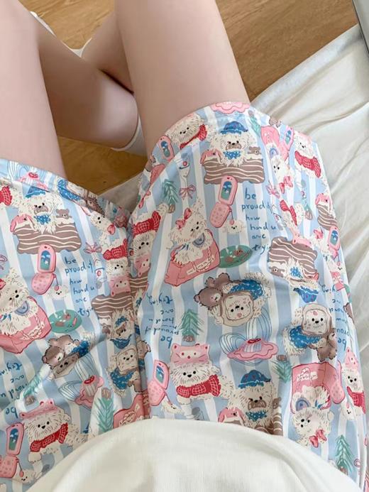 【YW】无忧购35元2件可爱甜美卡通印花棉绸短裤遛弯裤家居裤（截单后3-5天发货) 商品图1