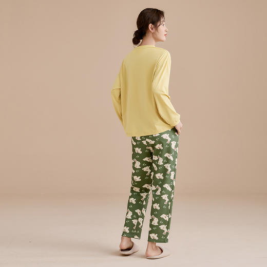 康妮雅女士长袖长裤套头套装 商品图3