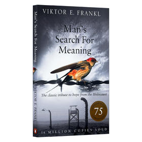 活出生命的意义 英文原版 Man's Search for Meaning 追寻生命的意义 英版 维克多 弗兰克尔 英文版 进口原版英语书籍